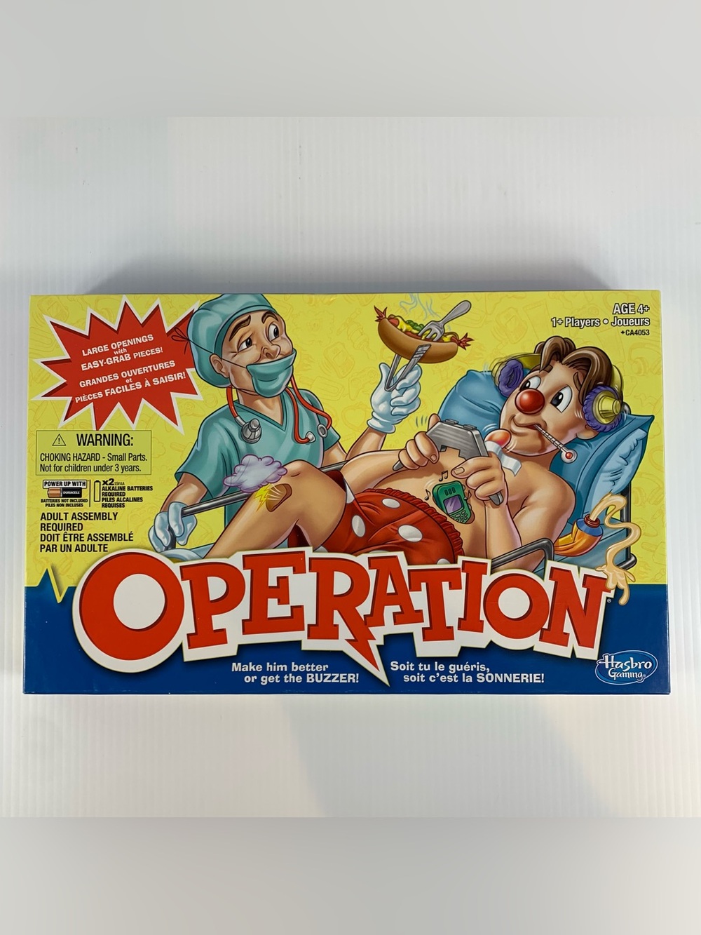 Operation Board Game 2013 Hasbro Tested Buzz & Nose Lights Up 100% Complete